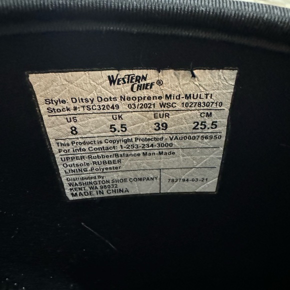 Tractor supply western chief rain boots - Picture 2 of 4